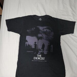 gray and light purple 'The Exorcist' movie tshirt from Vans